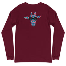 Load image into Gallery viewer, Hibiscus Giraffe Long Sleeve Tee