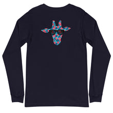 Load image into Gallery viewer, Hibiscus Giraffe Long Sleeve Tee