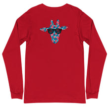 Load image into Gallery viewer, Hibiscus Giraffe Long Sleeve Tee