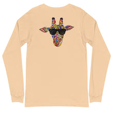 Load image into Gallery viewer, Mosaic Giraffe Head Long Sleeve Tee