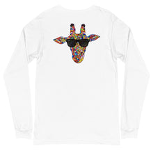 Load image into Gallery viewer, Mosaic Giraffe Head Long Sleeve Tee