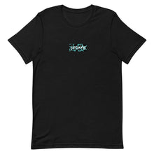 Load image into Gallery viewer, Teal & Black Box Logo Tee - jiraffe Threads