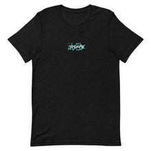 Load image into Gallery viewer, Teal & Black Box Logo Tee - jiraffe Threads