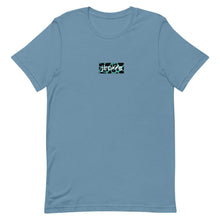 Load image into Gallery viewer, Teal & Black Box Logo Tee - jiraffe Threads