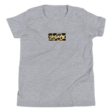 Load image into Gallery viewer, Black & Gold Box Logo Tee - jiraffe Threads