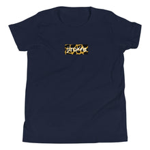 Load image into Gallery viewer, Black & Gold Box Logo Tee - jiraffe Threads
