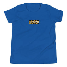 Load image into Gallery viewer, Black & Gold Box Logo Tee - jiraffe Threads