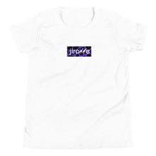 Load image into Gallery viewer, Purple & Black Box Logo Tee - jiraffe Threads