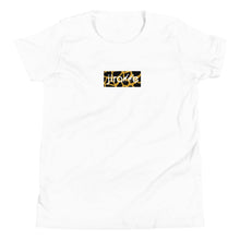 Load image into Gallery viewer, Black & Gold Box Logo Tee - jiraffe Threads