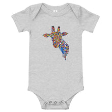 Load image into Gallery viewer, Mosaic Giraffe Baby Onesie