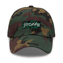 Load image into Gallery viewer, Green Giraffe Print Box Logo Hat