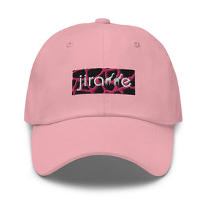 Pink Giraffe Print Box Logo Hat
