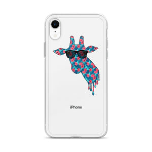 Hibiscus Giraffe iPhone Case
