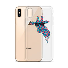 Load image into Gallery viewer, Hibiscus Giraffe iPhone Case