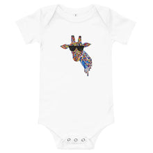 Load image into Gallery viewer, Mosaic Sunglasses Giraffe Baby Bodysuit - jiraffe Threads