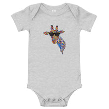 Load image into Gallery viewer, Mosaic Sunglasses Giraffe Baby Bodysuit - jiraffe Threads
