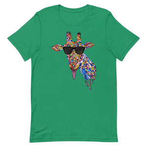 Sunglasses & Tongue Out Shirt - jiraffe Threads