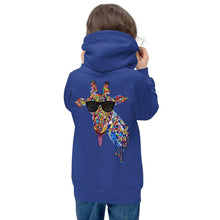 Load image into Gallery viewer, Girl&#39;s Sunglasses &amp; Tongue Out Giraffe Hoodie - jiraffe Threads