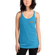 Load image into Gallery viewer, Small Trippy Logo Women&#39;s Racerback Tank.