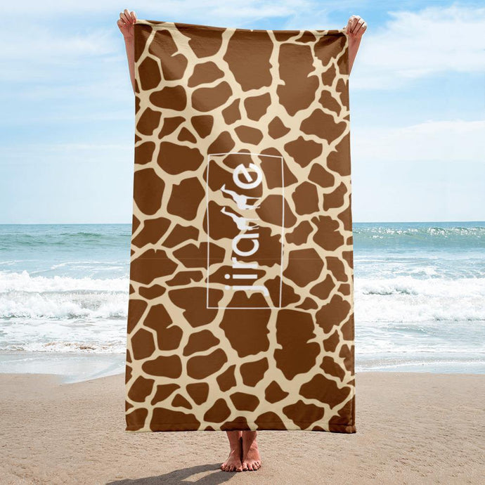 Giraffe Print Towel - jiraffe Threads