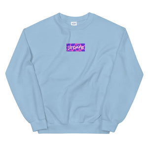 Pink & Purple Box Logo Sweatshirt - jiraffe Threads