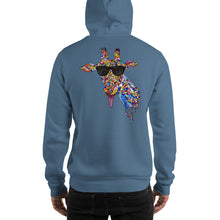 Load image into Gallery viewer, Men&#39;s Sunglasses &amp; Tongue Out Giraffe Hoodie