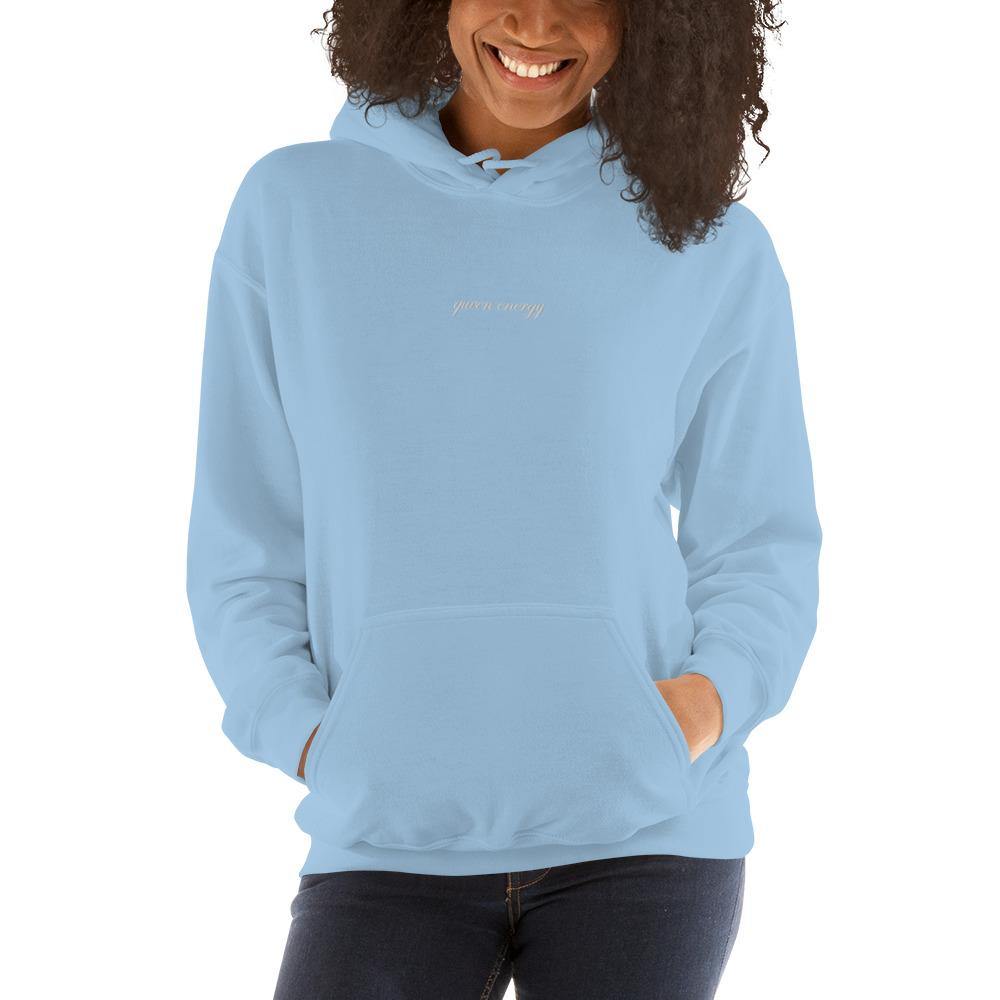 Champion sweater 2024 baby blue queen