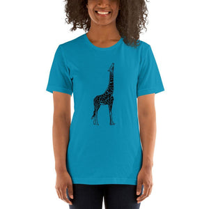 Women's Stand Tall Giraffe Tee - jiraffe Threads