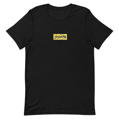 Yellow & Grey Box Logo Tee (The Hearing Charities of America) - jiraffe Threads