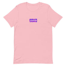 Load image into Gallery viewer, Pink &amp; Purple Box Logo Tee - jiraffe Threads