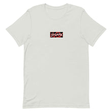 Load image into Gallery viewer, Red &amp; Black Box Logo Tee - jiraffe Threads