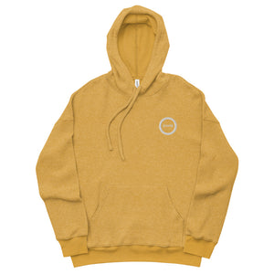 Embroidered Sueded Fleece Hoodie
