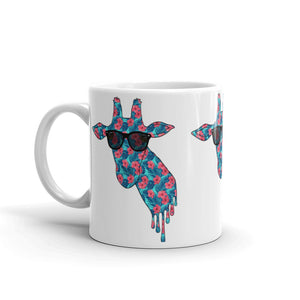 Hibiscus Giraffe Mug