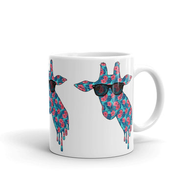 Hibiscus Giraffe Mug